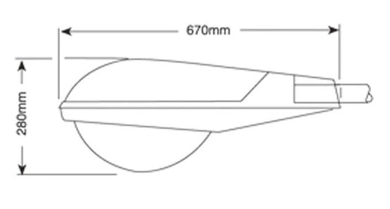 Outdoor Lighting and Street Light Fixture Ds-202 Max 400W