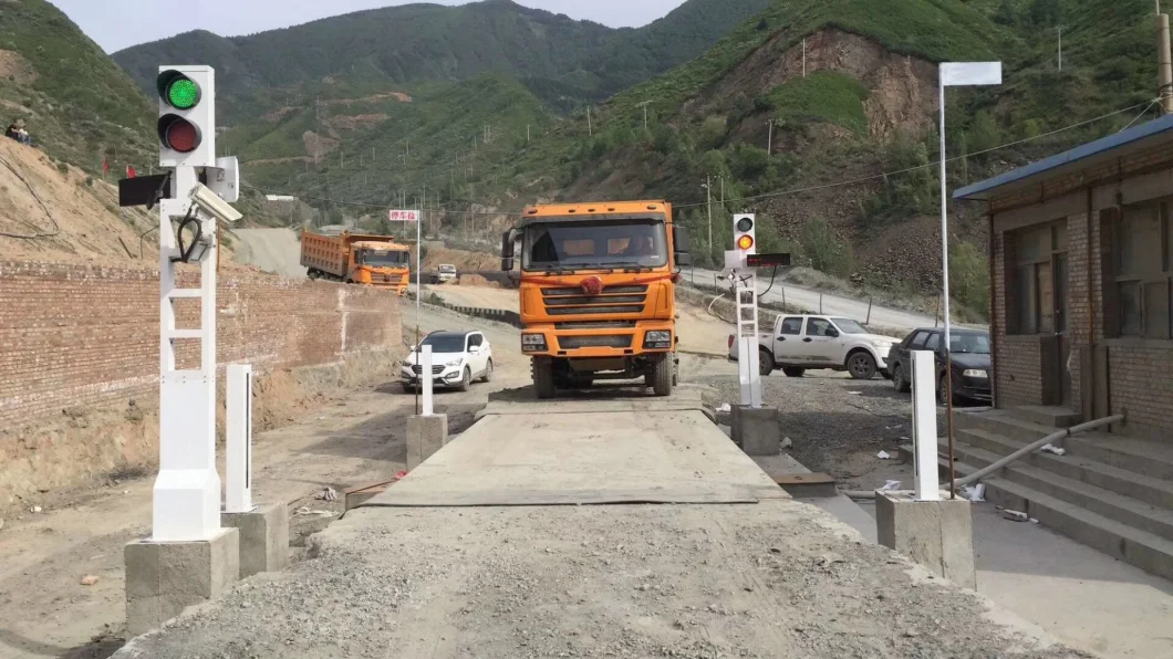 Automatic Truck Weigh Bridge System with Cameras and Traffic Lights