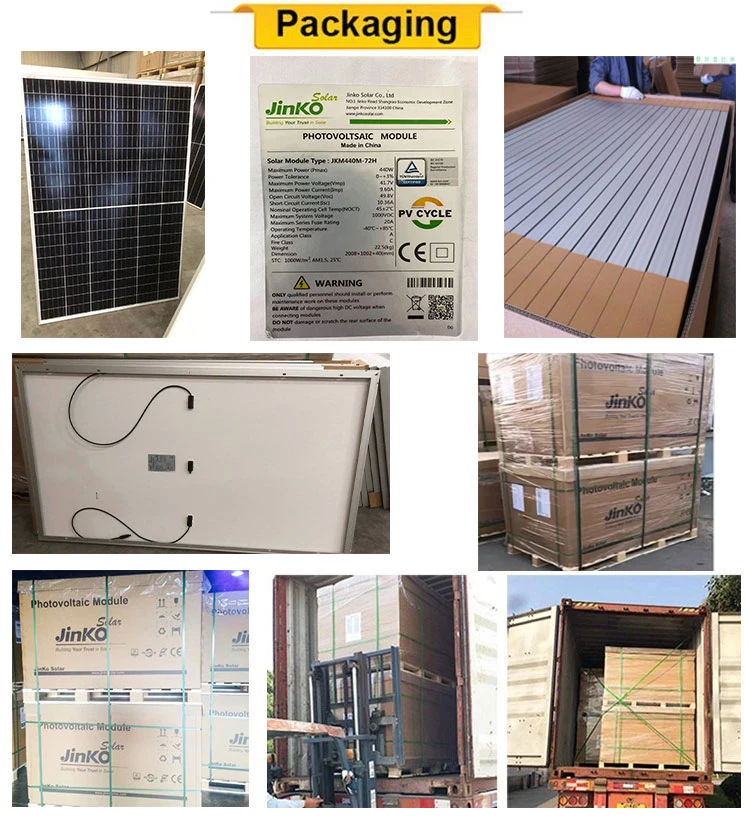 Jinko Panel Solar 540W High Efficiency Half Cut Mono House Solar Panels